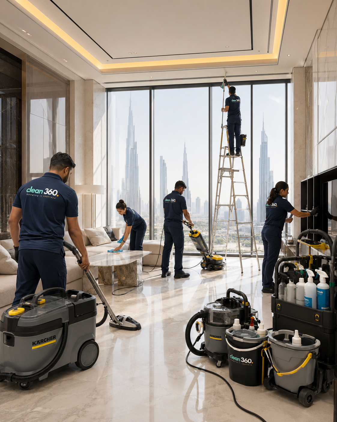 Post-construction cleaning by Clean360