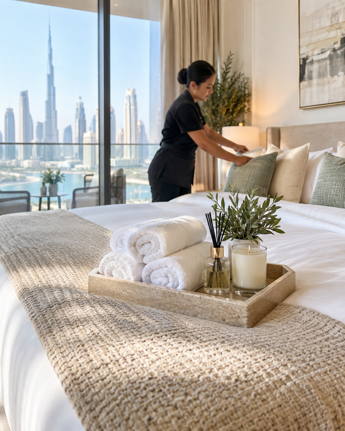 Airbnb cleaning and turnover service in Dubai by Clean360